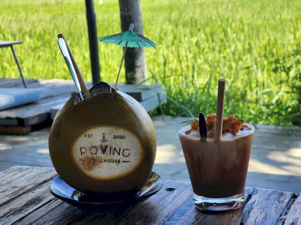 The café offers a wide range of drinks